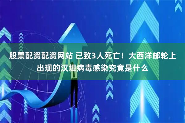 股票配资配资网站 已致3人死亡！大西洋邮轮上出现的汉坦病毒感染究竟是什么